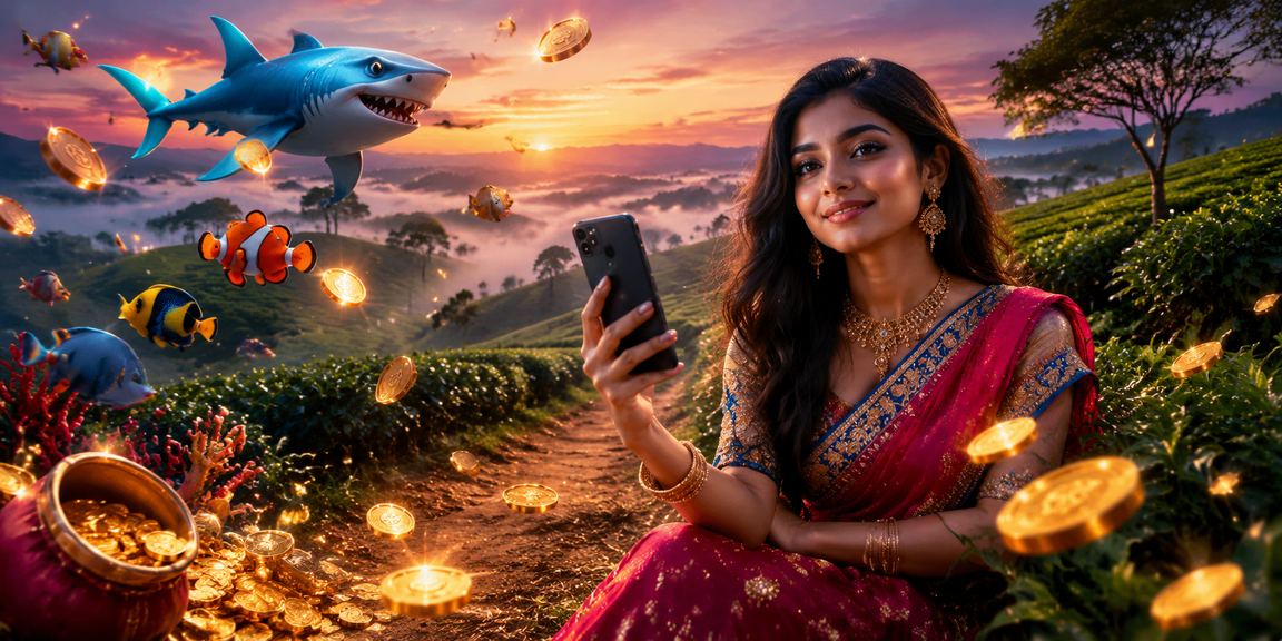 মৎস্য ধরা ও চা বাগানের পটভূমিতে গেমিং সেশন